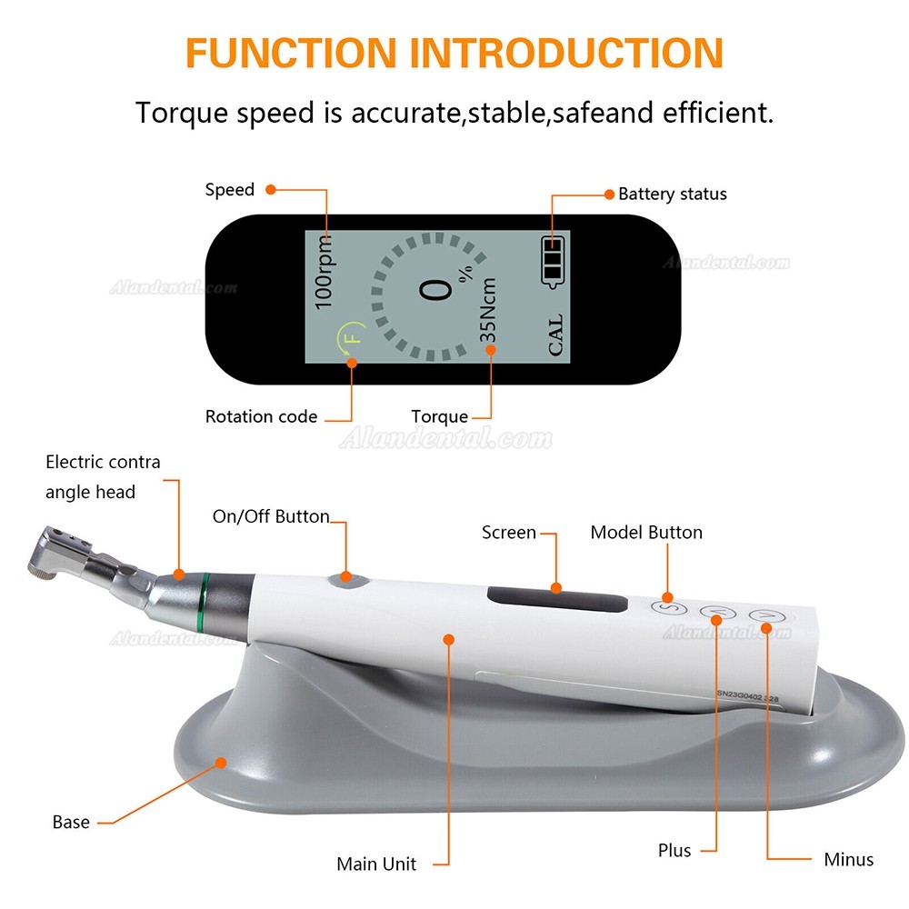 Dental Electric Universal Implant Torque Wrench Prosthetic Kit (35N.cm / Latch Chuck)